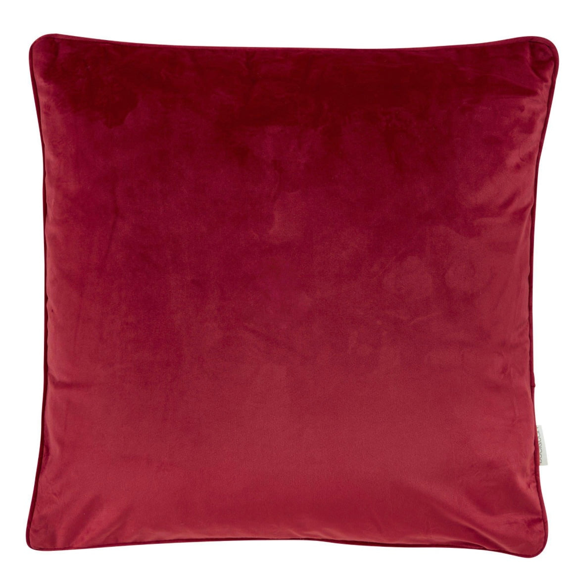 Anna Kuddfodral sammet 45x45 cm - Röd