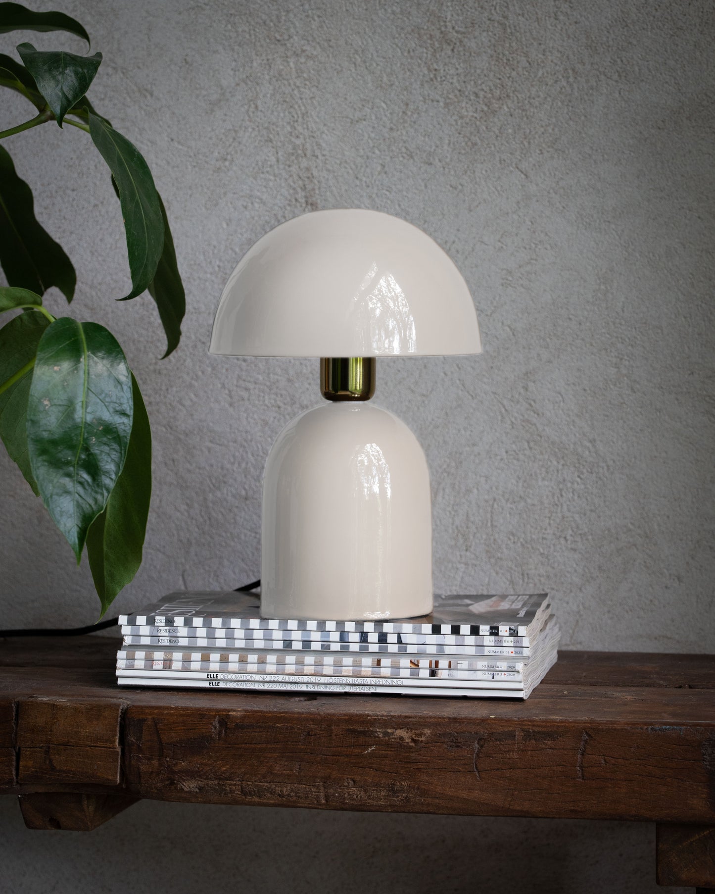 ROME BORDSLAMPA VIT - S